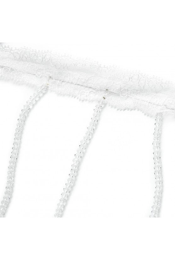 Soutien-gorge CAGE perles ivoires GEISHA
