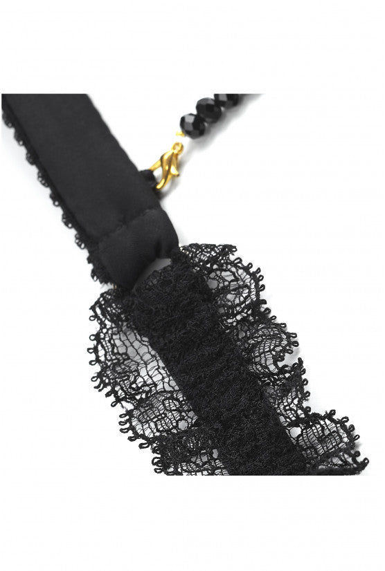 Käfig GEISHA Perlen schwarz