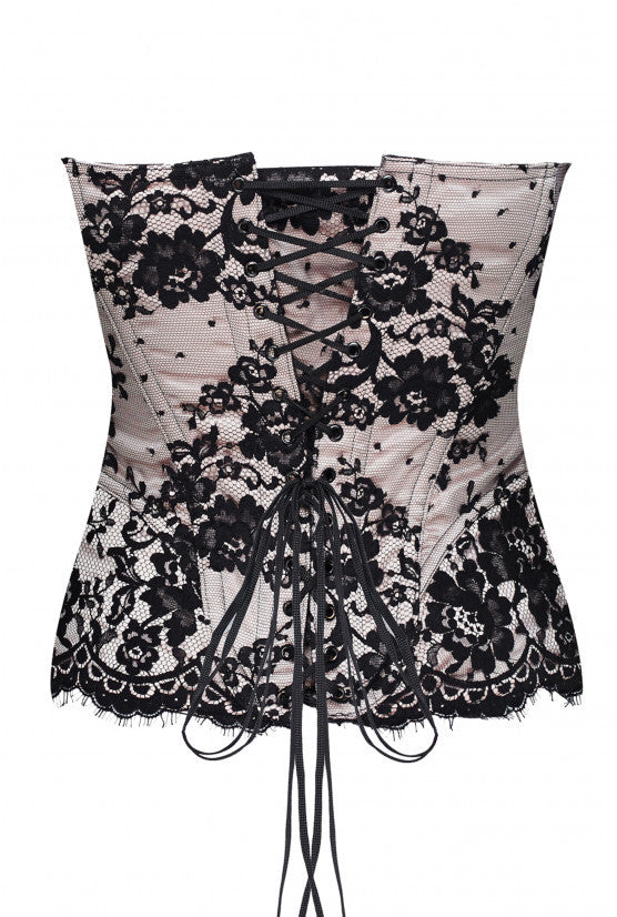 Corset cornely dentelle SCARLET