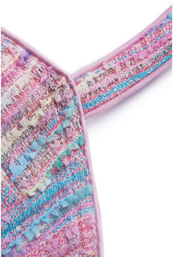 Corset rose tweed ASTRID