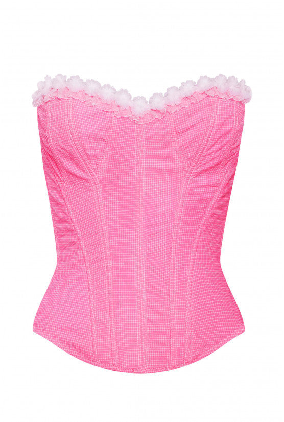 Bustier rose fluo VICTORIA