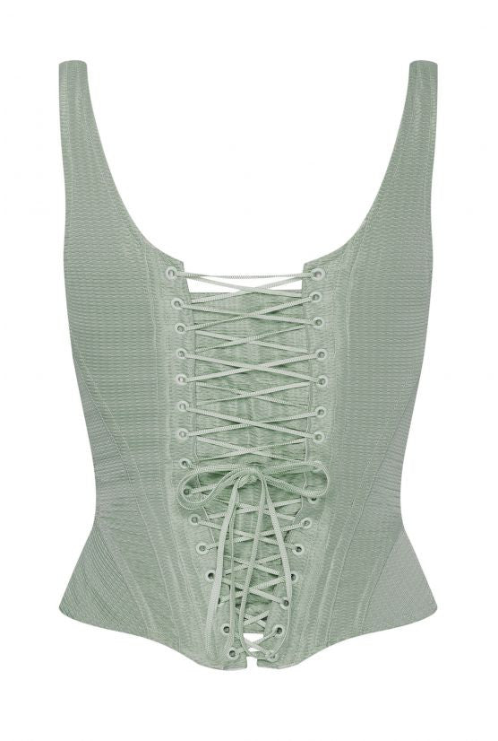 Corset vert MARIVAUX