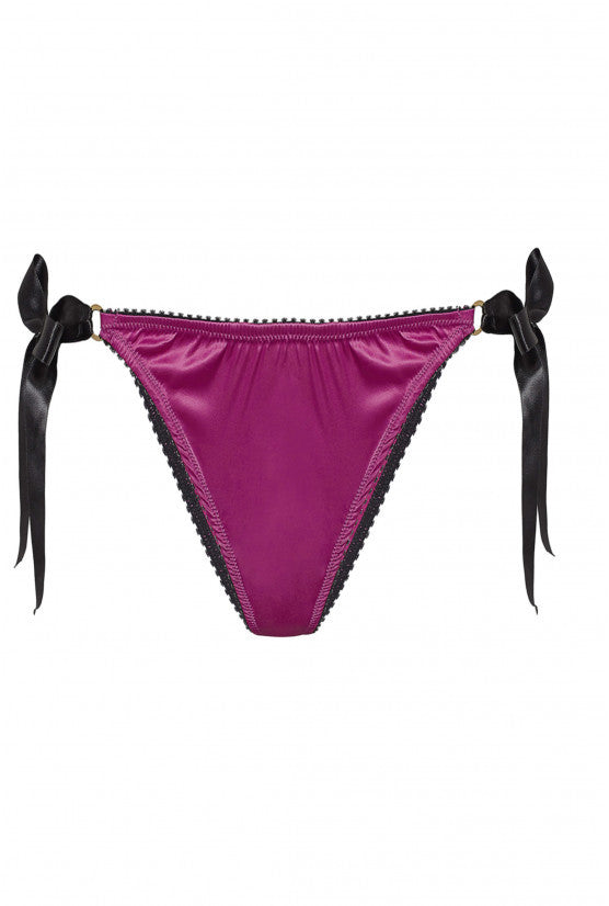 Culotte satin rose ) noeuds GEISHA