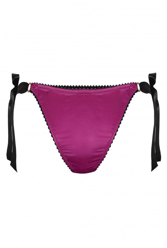 Culotte satin rose ) noeuds GEISHA