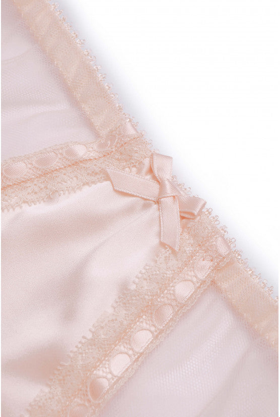 Culotte haute tulle poudre