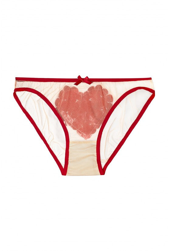 Culotte MIMI coeur rouge