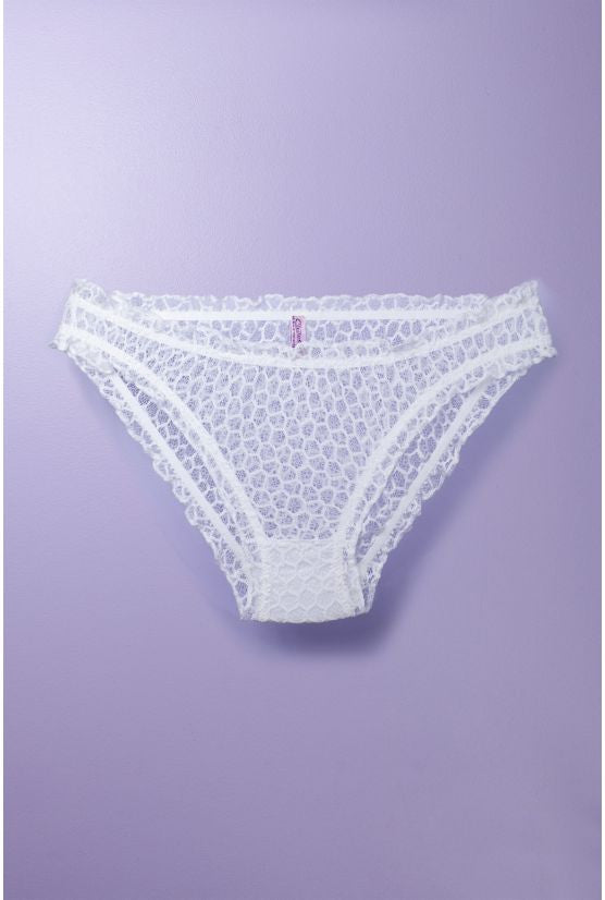 Culotte dentelle maya blanche MIMI