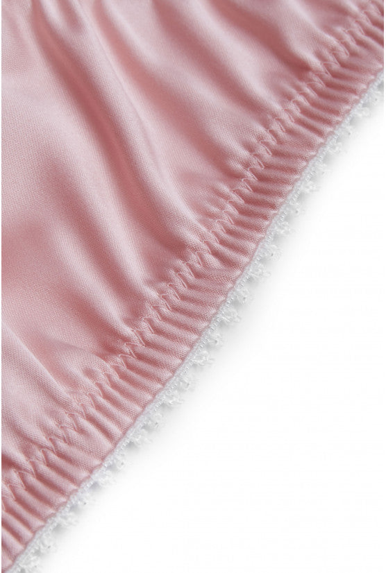 Culotte MIMI satin rose bonbon