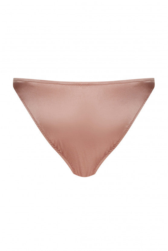 Culotte MIMI soie nude dorée