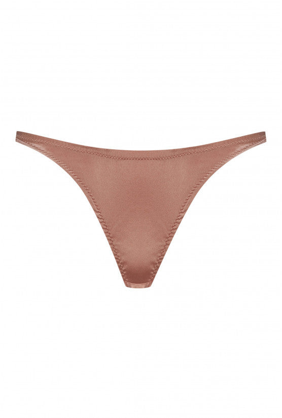 Culotte MIMI soie nude dorée