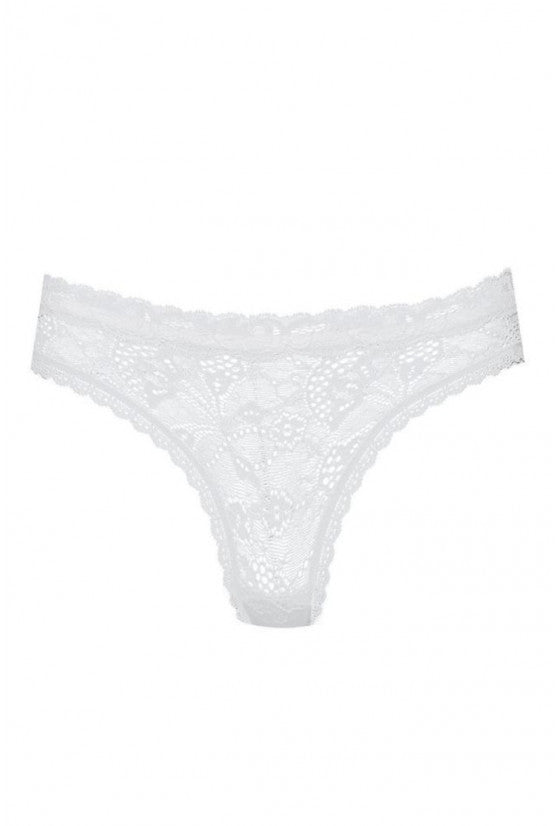 Culotte PLUME dentelle blanche