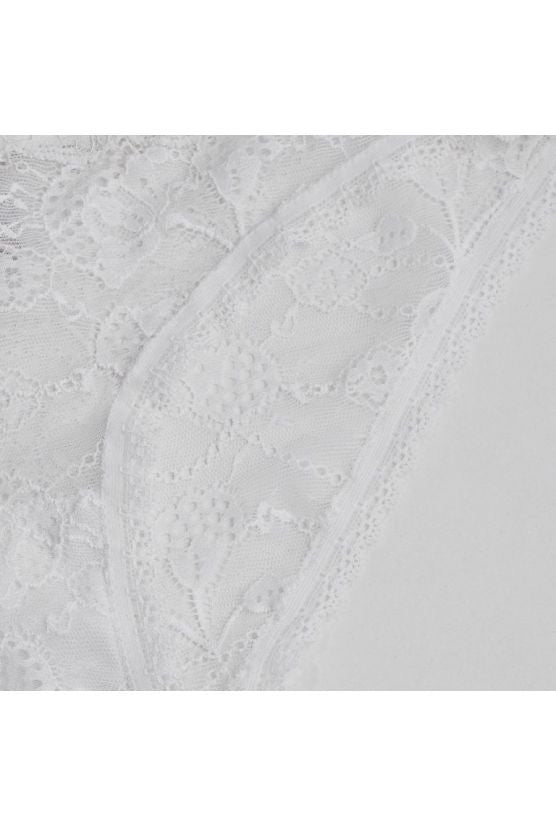 Culotte PLUME dentelle blanche