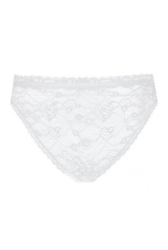 Culotte PLUME dentelle blanche