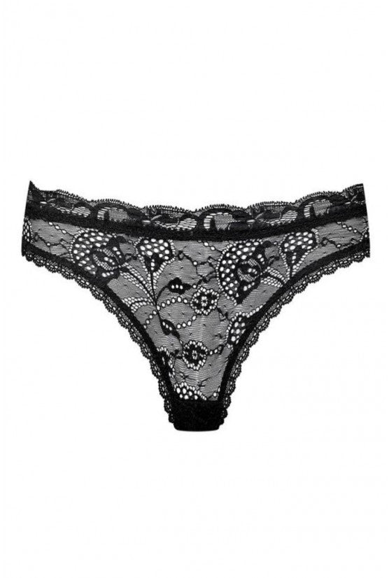 Culotte PLUME dentelle noire