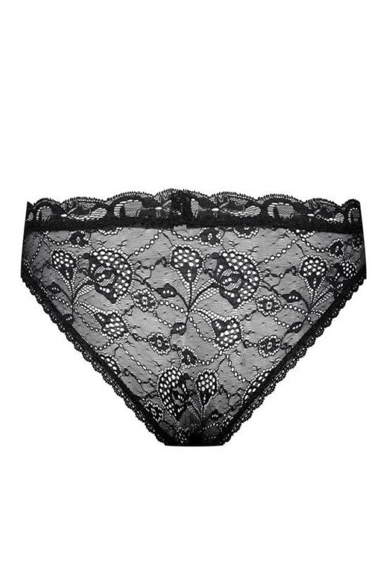 Culotte PLUME dentelle noire