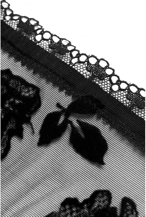 Culotte TAILLE HAUTE invisible Grandes Roses
