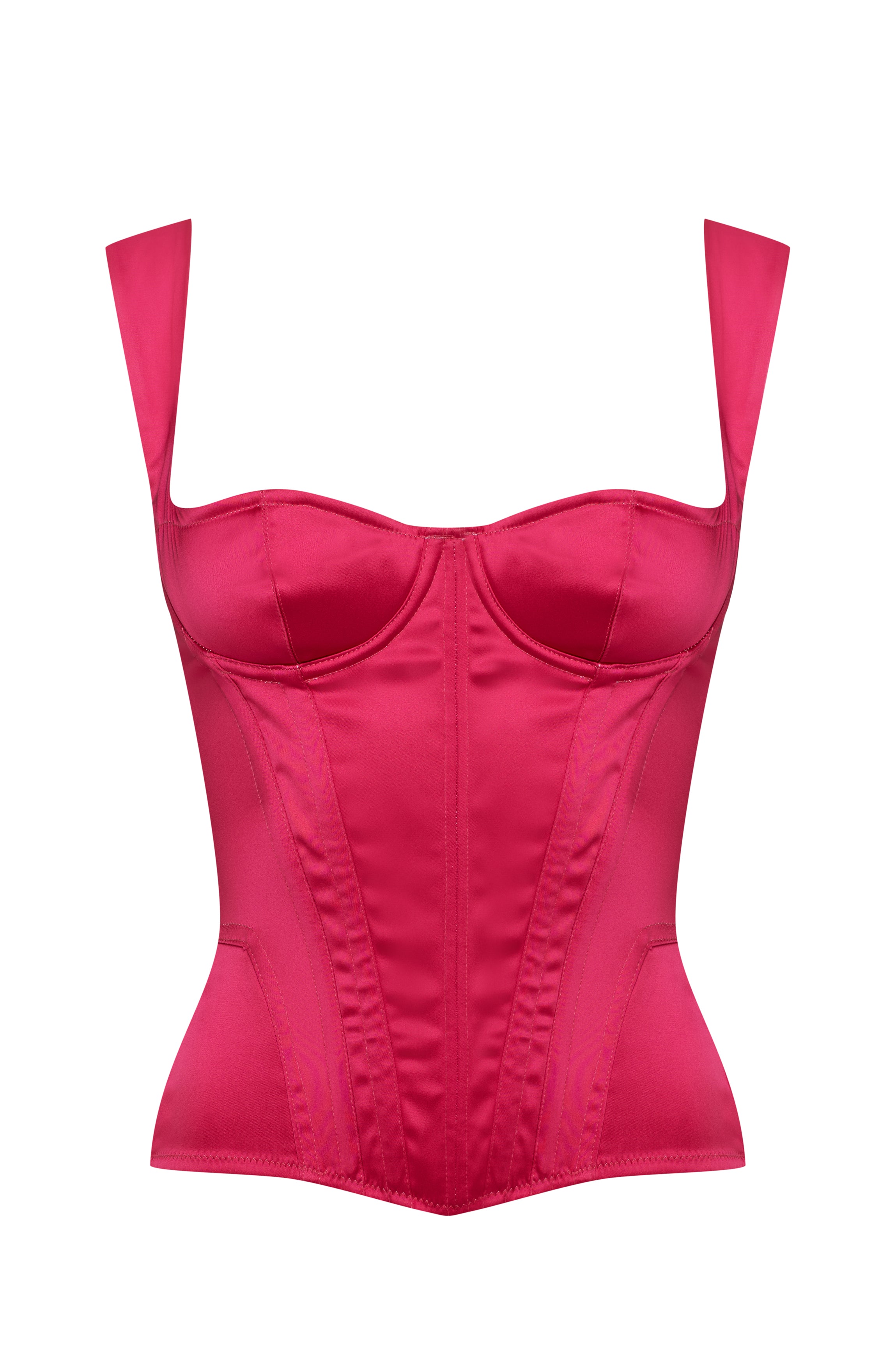 Fuchsia pink DAISY corset