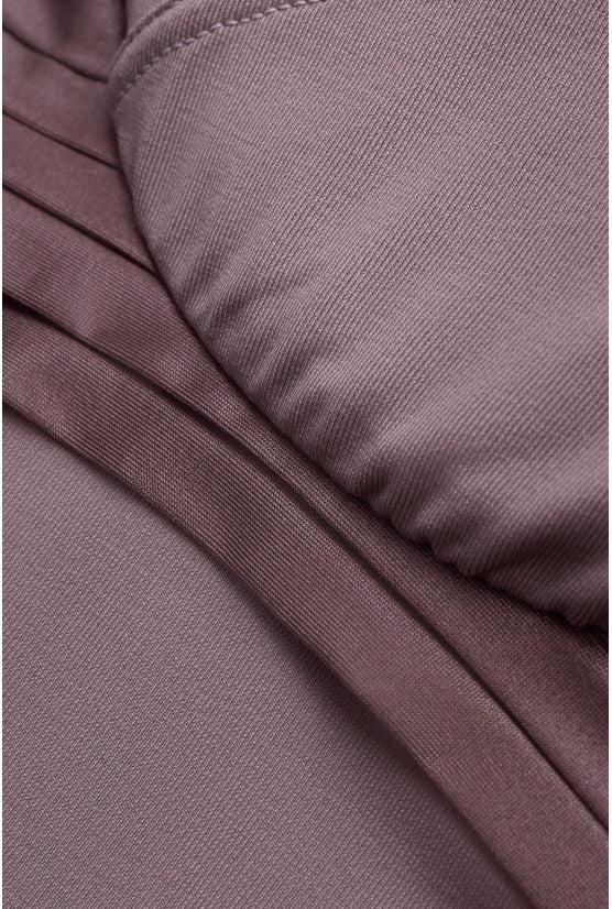 Maillot de bain taupe pigeonnant