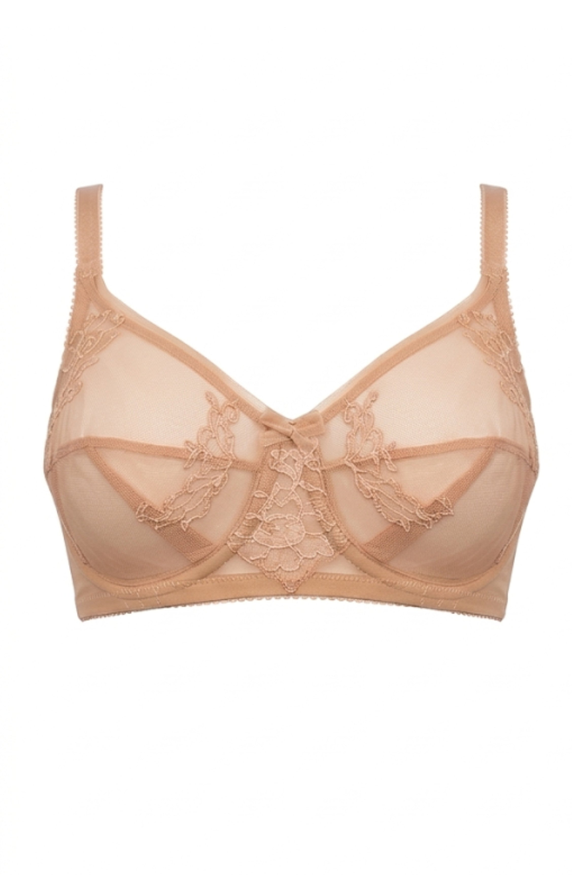 Soutien-gorge invisible dentelle fleurie
