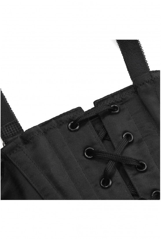 Serre-taille RAJA satin noir