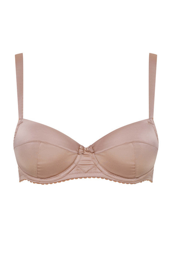 Soutien-gorge Couture satin taupe LILI