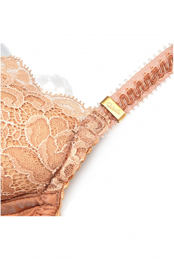 Soutien-gorge PUSH UP dentelle skin