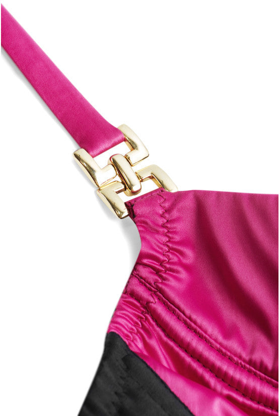 Soutien-gorge sein nu satin fuschia BIJOU