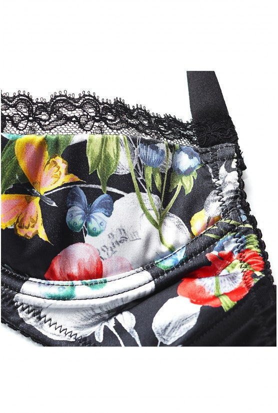 Soutien-gorge sein nu satin floral YANA