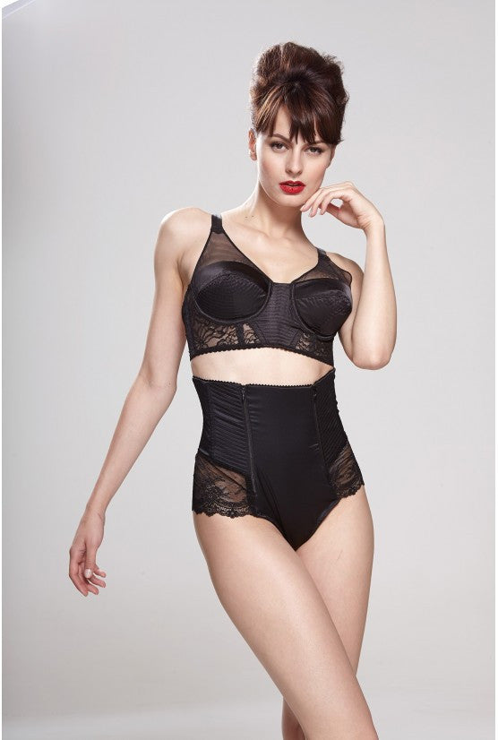 Bustier satin et dentelle TORPEDO