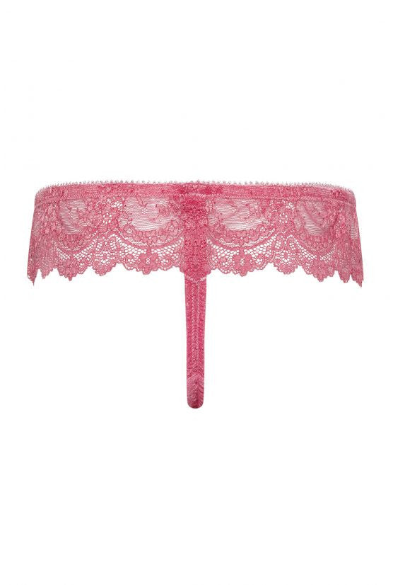 String ANIA dentelle rose