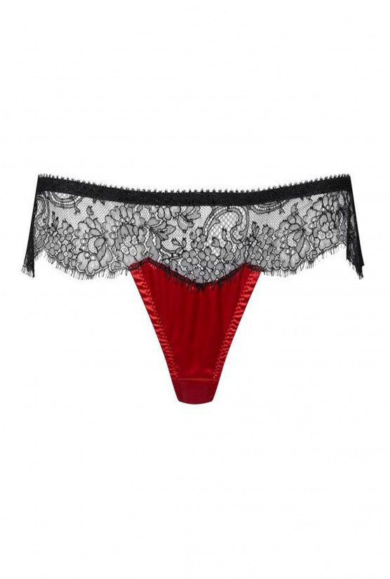 String ANIA satin rouge