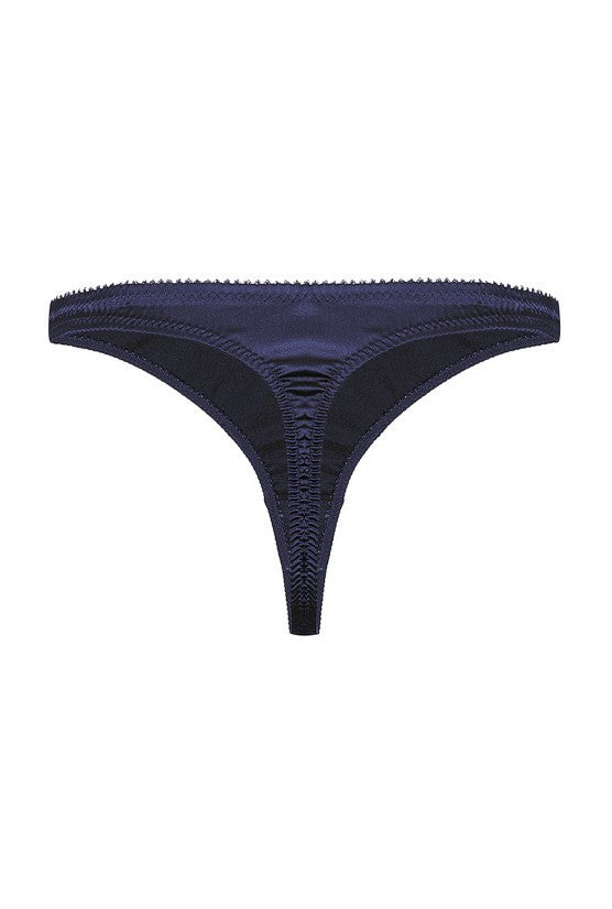 String CATHY satin bleu