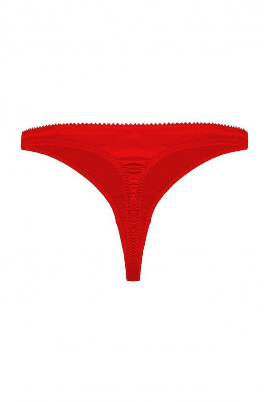 String CATHY satin rouge