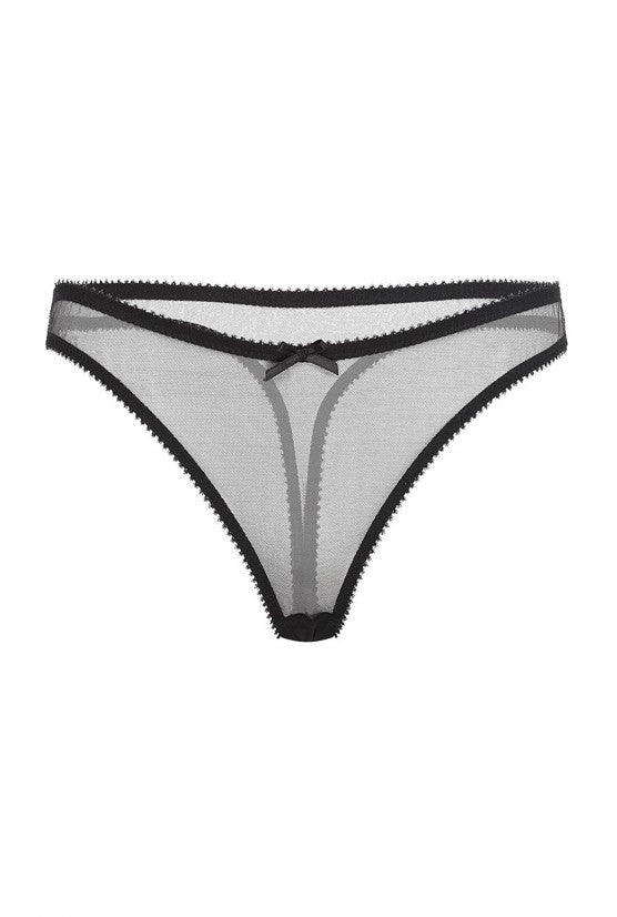 String CATHY tulle transparent noir
