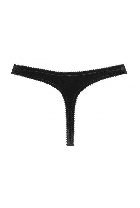 String CATHY velours noir